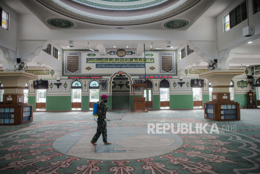 Masjid Al-Azhar Jakarta belum memastikan akan menggelar sholat Idul Adha. Ilustrasi Masjid Al-Azhar Jakarta.