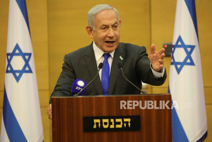 Perdana Menteri Israel Benjamin Netanyahu. Mahkamah Agung Israel Perintahkan Netanyahu Copot Menteri Korupsi