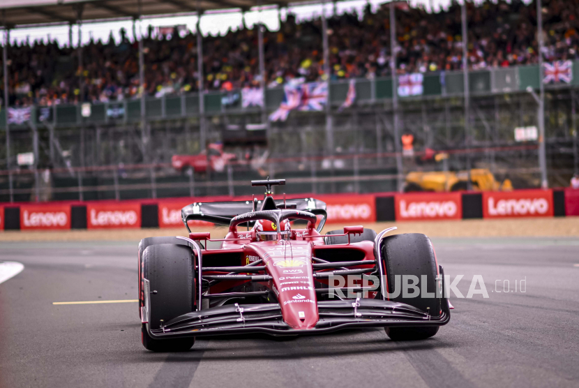 Pembalap Formula Satu Monaco Charles Leclerc dari Scuderia Ferrari 