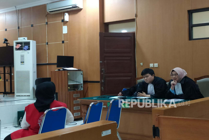 Suasana persidangan kasus kecelakaan susur sungai di Pengadilan Negeri Ciamis, Jawa Barat, Rabu (25/1/2023). 
