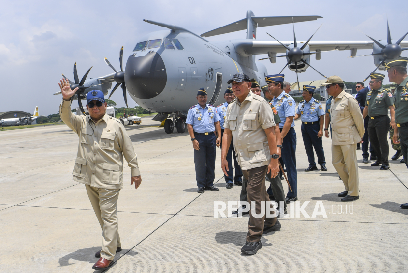 Presiden Prabowo Serahkan Raksasa Langit Airbus A400M ke TNI AU
