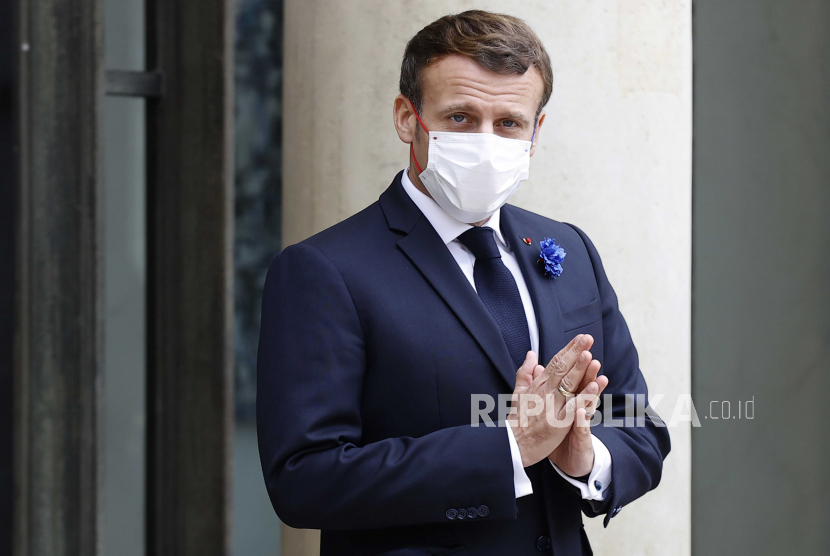 Presiden Prancis Emmanual Macron  sebut media berbahasa Inggris gagal pahami UU Separatisme Islam