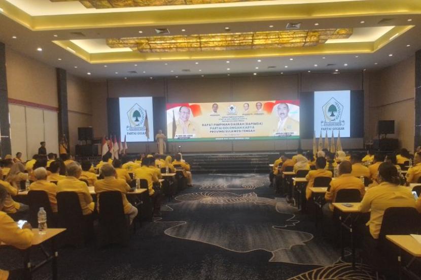 Golkar Sulteng evaluasi kinerja di Rapimda.