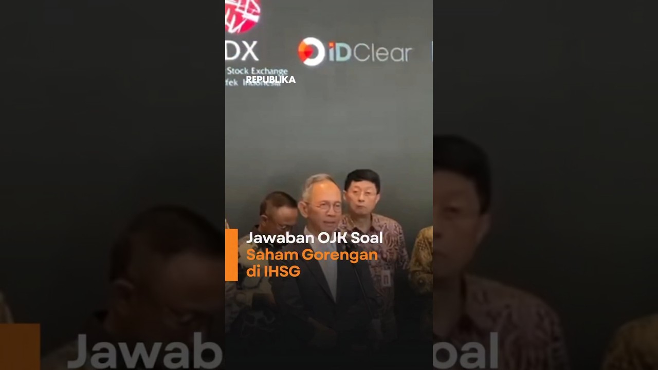 Jawaban OJK Soal Saham Gorengan IHSG