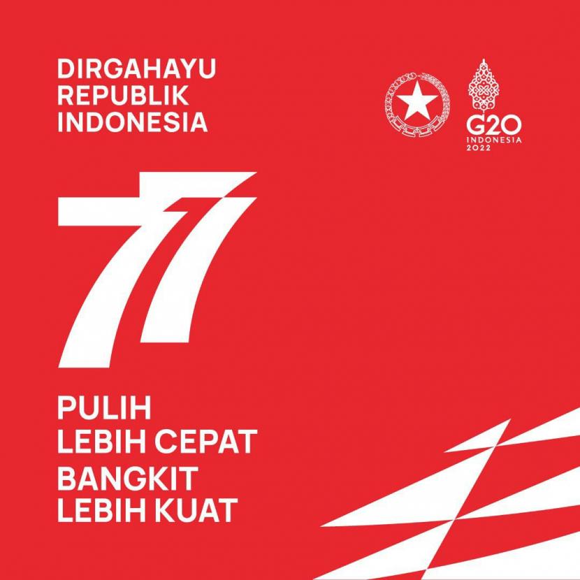 Logo dan Tema HUT RI ke-77 Resmi Dirilis, Ini Link download | Republika