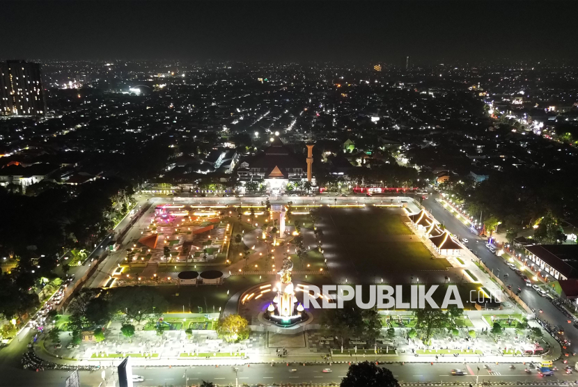Alun-Alun Sidoarjo Tampil dengan Wajah Baru