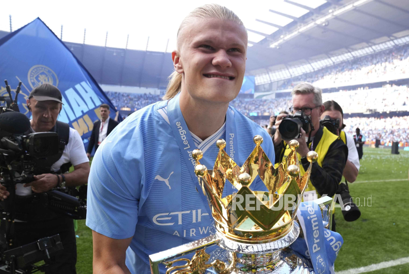 Penyerang Manchester City Erling Haaland