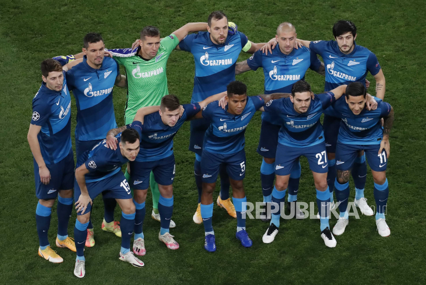  Para pemain FC Zenit St. Petersburg. 