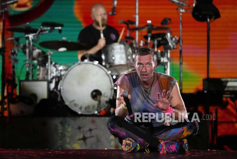 Band Coldplay. Promotor konser Coldplay merilis barang dan tindakan yang dilarang selama konser.