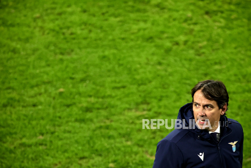  Pelatih kepala Lazio Simone Inzaghi