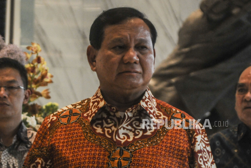 Ketua Umum Partai Gerindra - Prabowo Subianto. Republika/Putra M. Akbar 