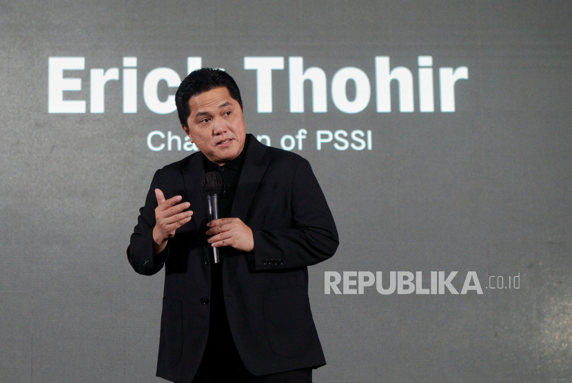  Ketua umum PSSI, Erick Thohir bereaksi jelang duel berkelas di depan mata. (ilustrasi)