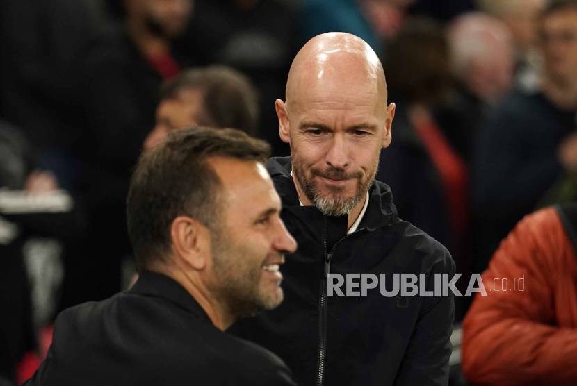 Pelatih Manchester United Erik Ten Hag. 