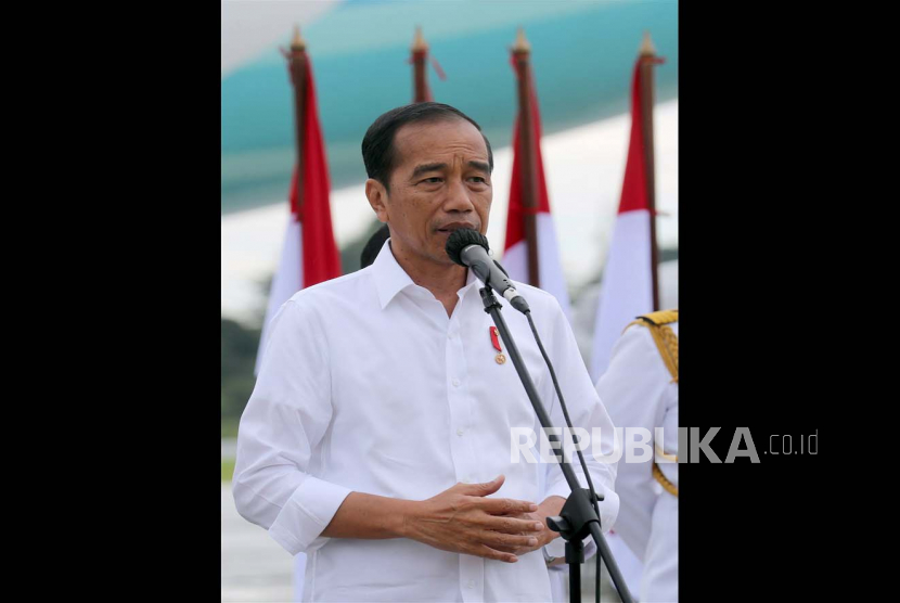 Presiden Joko Widodo. Jokowi mengajak pengusaha ikut membangun pemerataan ekonomi.