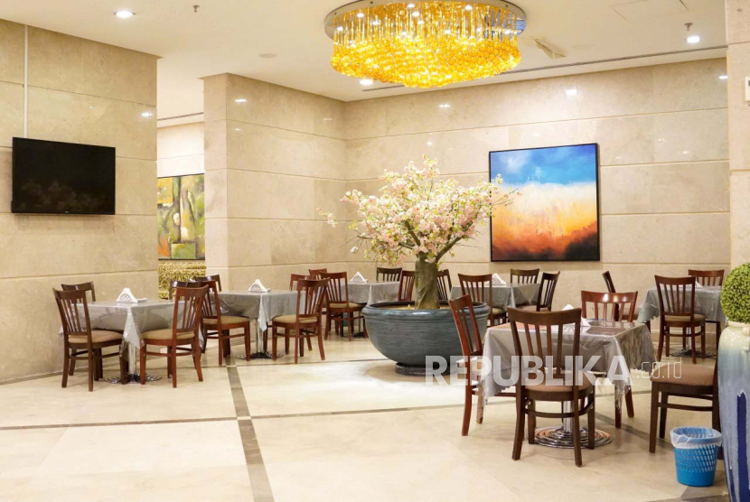 Hotel jamaah haji Indonesia di Makkah, Arab Saudi yang dilengkapi fasilitas ramah lansia. Sebanyak 1.889 jamaah akan berangkat dari Madinah ke Makkah pada 1 Juni 2023.