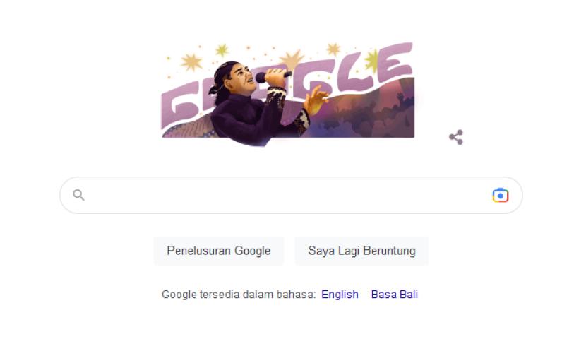 Google Doodle mengenang Didi Kempot.