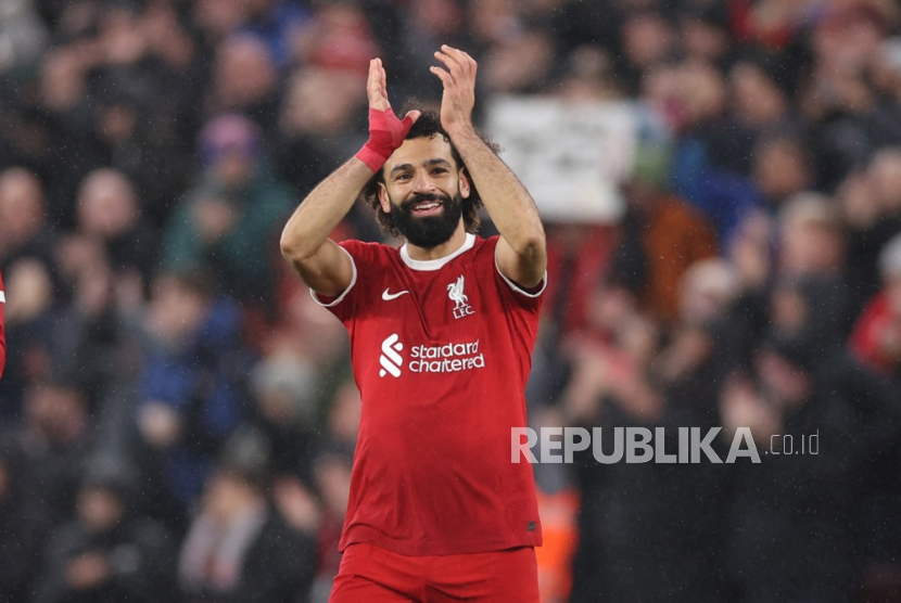 Penyerang Liverpool Mohamed Salah 