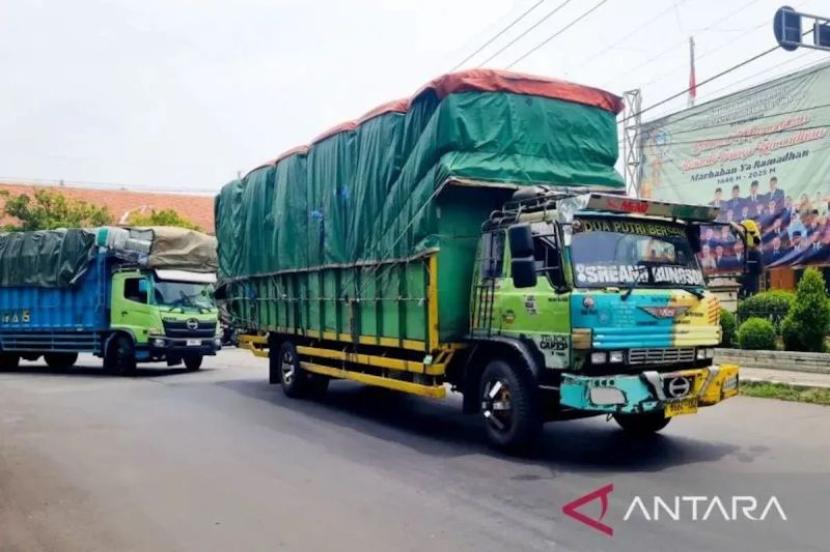 Kemenhub pastikan dukung kesejahteraan pengemudi angkutan barang.