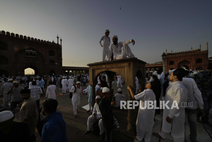 Ilustrasi Muslim India. 