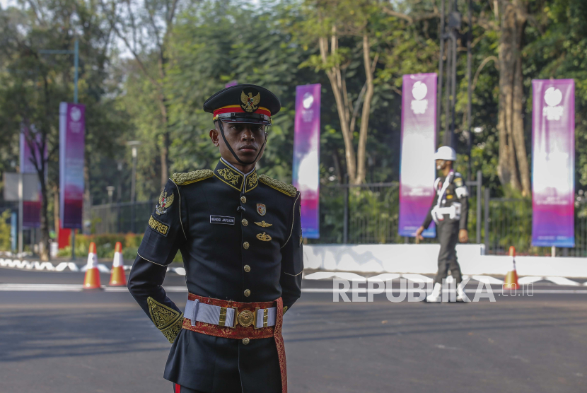 Penjagaan KTT ASEAN di Jakarta