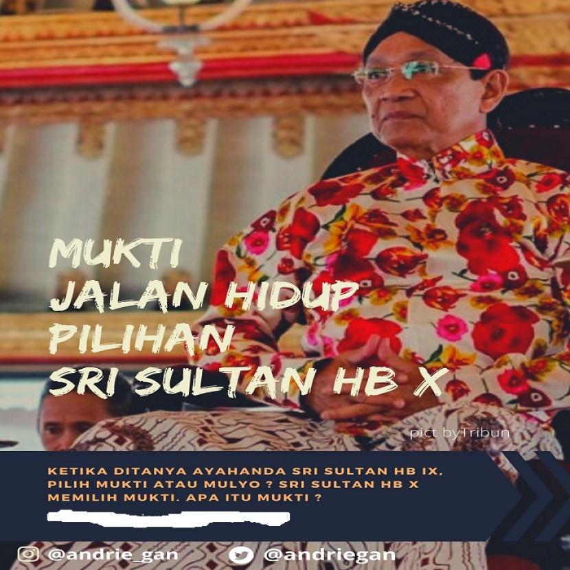 Hidup Mukti, Jalan Hidup Raja Jawa HB X