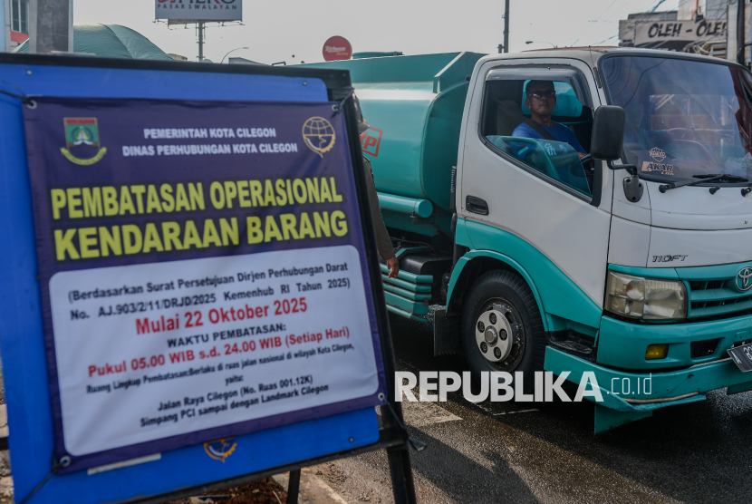 Kurangi Kepadatan, Operasional Truk di Jalan Lingkar Selatan Cilegon Dialihkan