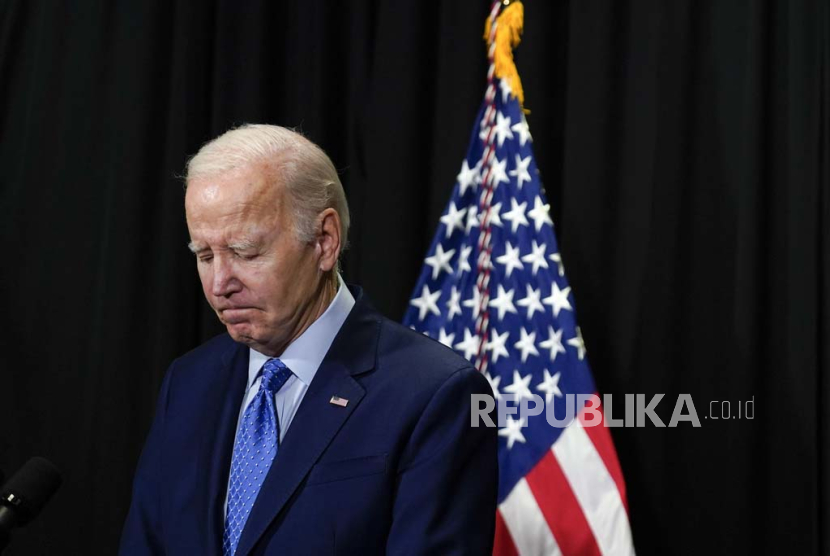 Presiden Amerika Serikat Joe Biden. Biden dinilai merugikan Palestina dengan mendukung zionis Israel   