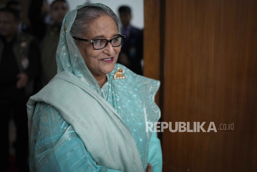 Perdana Menteri Bangladesh Sheikh Hasina.