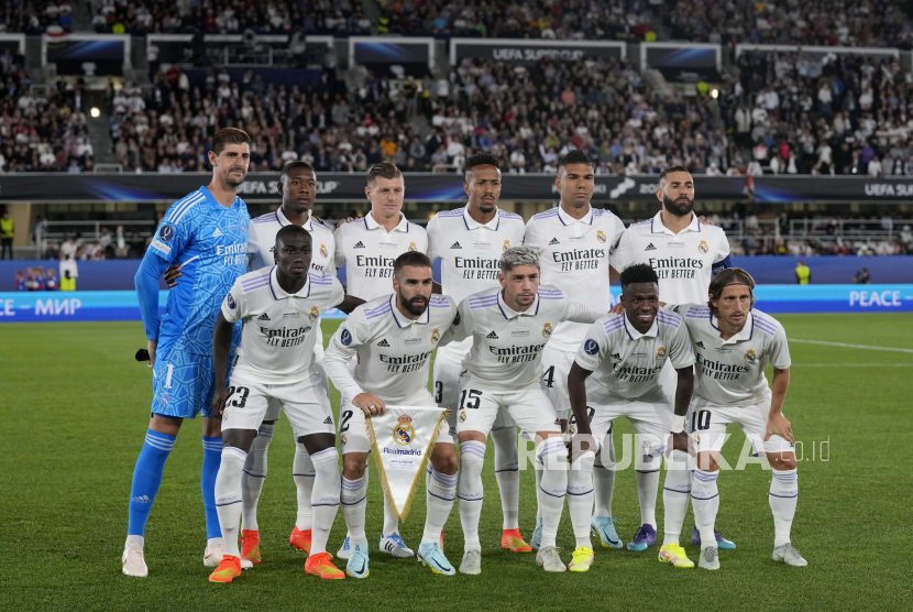  Para pemain tim Real Madrid (ilustrasi)