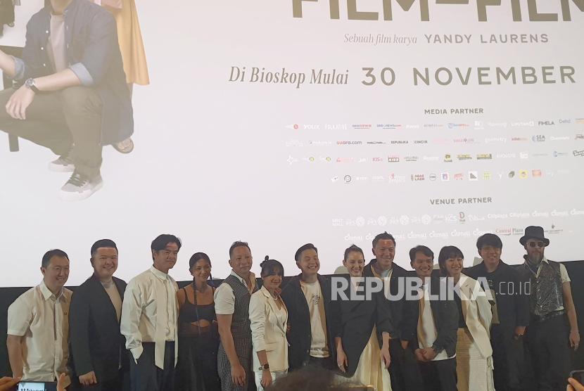 Special Screening Jatuh Cinta Seperti di Film-Film (JESEDEF) pada Jumat (24/11/2023) di XXI Epicentrum, Jakarta Selatan.
