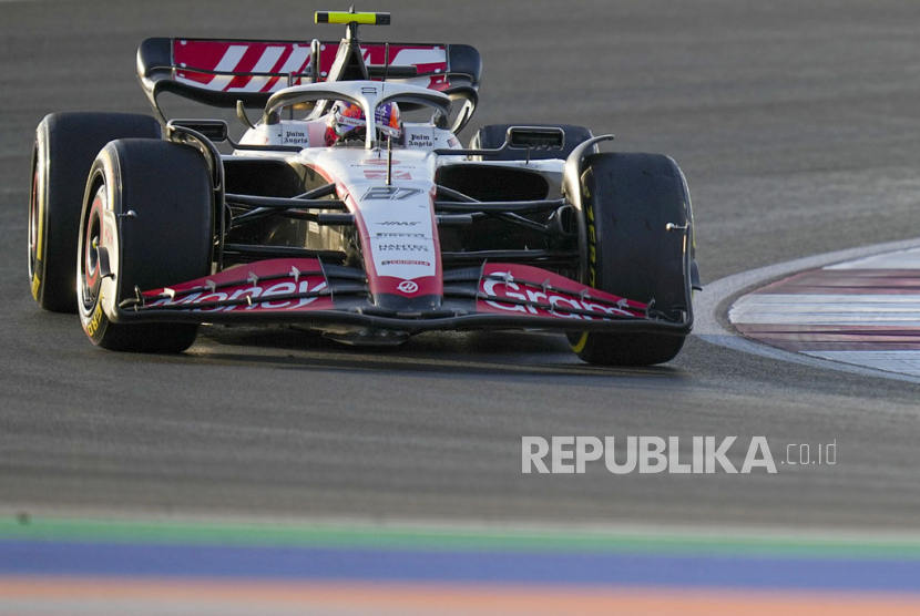 Pembalap Haas Nico Hulkenberg saat beraksi di kompetisi balap Formula Satu (F1) musim lalu.