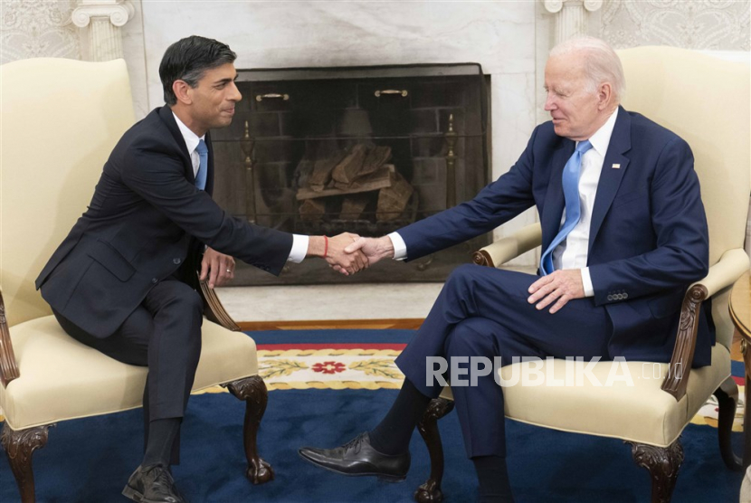 Presiden Amerika Serikat (AS), Joe Biden dijadwalkan tiba di Inggris pada Ahad (9/7/2023).