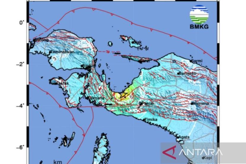 Gempa susulan terjadi di Nabire setelah diguncang magnitudo 6,6.