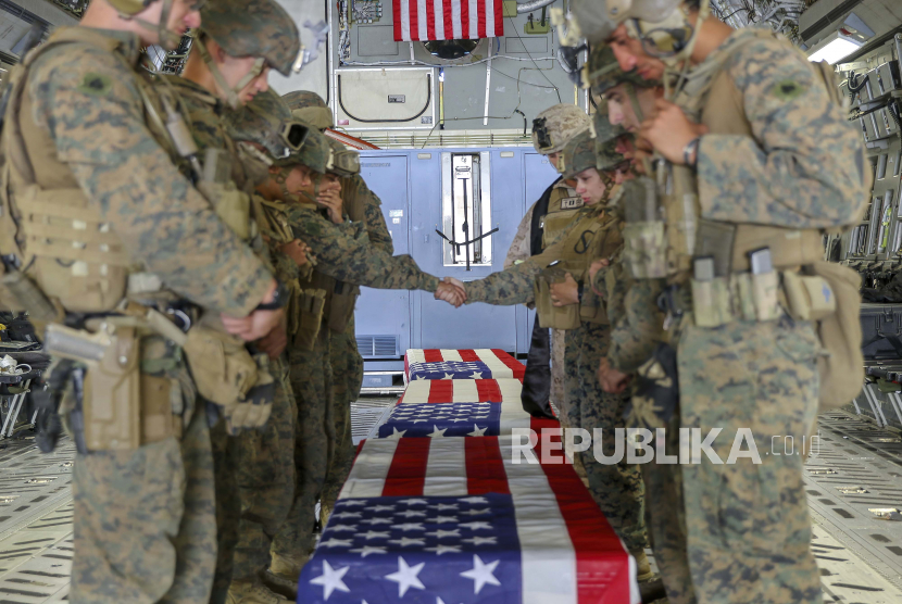 Johanny Rosario adalah marinir Amerika Serikat yang tewas di Afghanistan. Ilustrasi Marinir Amerika serikat