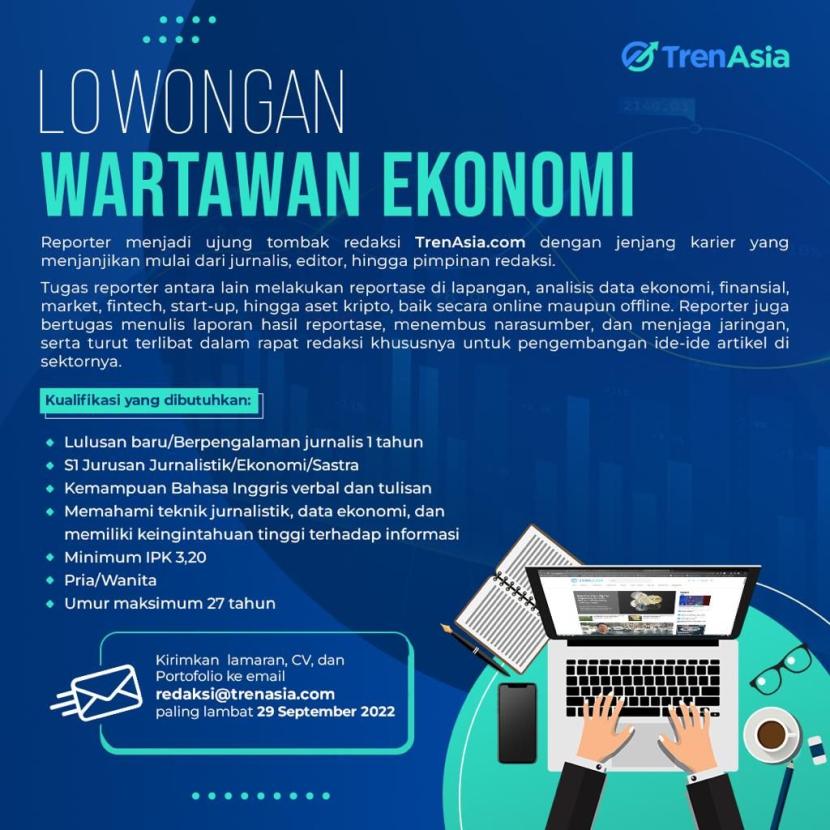 TrenAsia.com Buka Tantangan Berkarir Wartawan Lulusan Ekonomi - Buku Permainan Tradisional Solusi Mitra Media