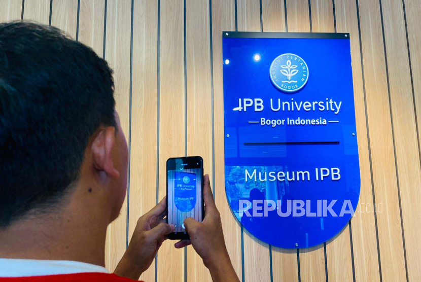 Suasana Museum dan Galeri IPB Future di kompleks IPB University Dramaga, Kabupaten Bogor, Rabu (27/9/2023). Museum ini menampilkan bagaimana perkembangan IPB University dari masa ke masa.