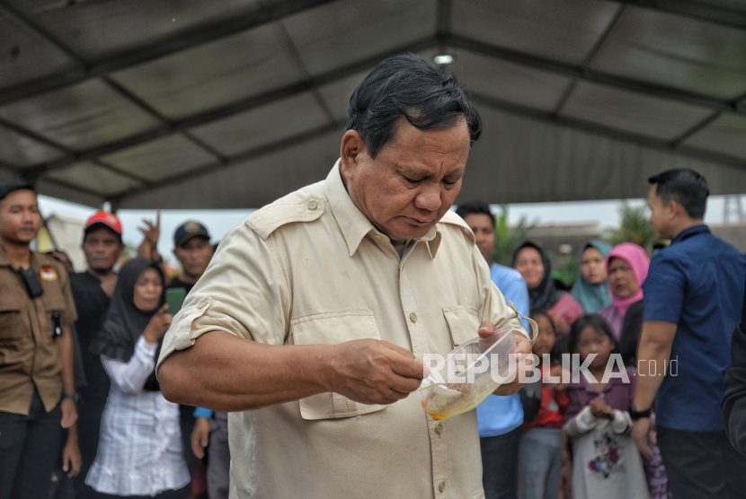 Calon presiden nomor urut 2 Prabowo Subianto 