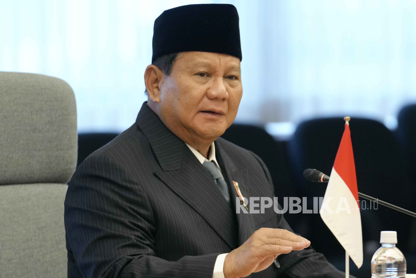 Presiden terpilih sekaligus Menhan Prabowo Subianto.