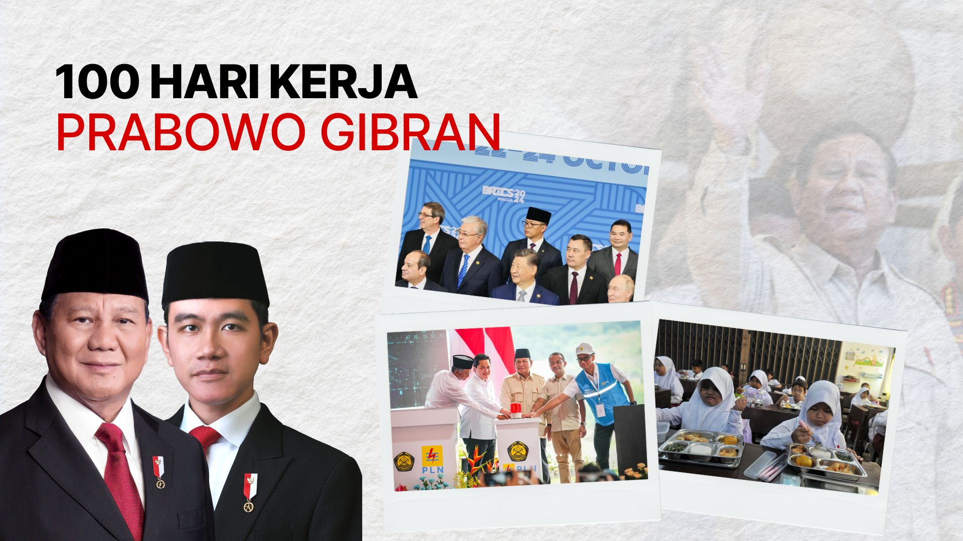 100 hari kerja pemerintahan Prabowo-Gibran