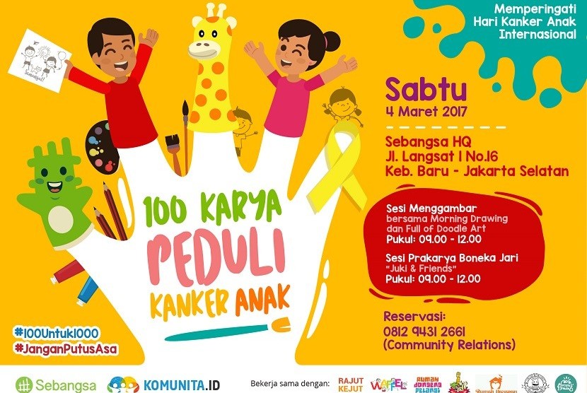 100 Karya Peduli Kanker Anak