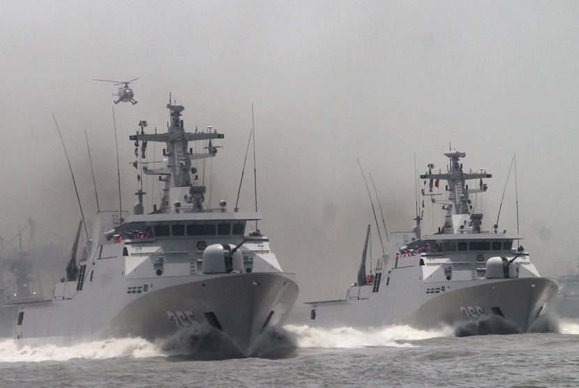 Indonesian Navy's ships (illustration)