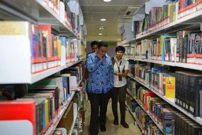 perpustakaan (ilustrasi)