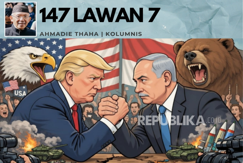 147 Lawan 7. (ikustrasi)