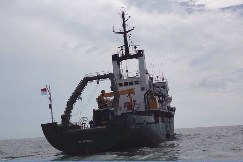 Baruna Jaya I Research Ship of BPPT. 