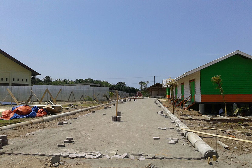 Lokasi penampungan pengungsi di gempong Blang Adoe, kec. Kuta Makmur, Kab. Aceh Utara.  (foto dok. ACT)