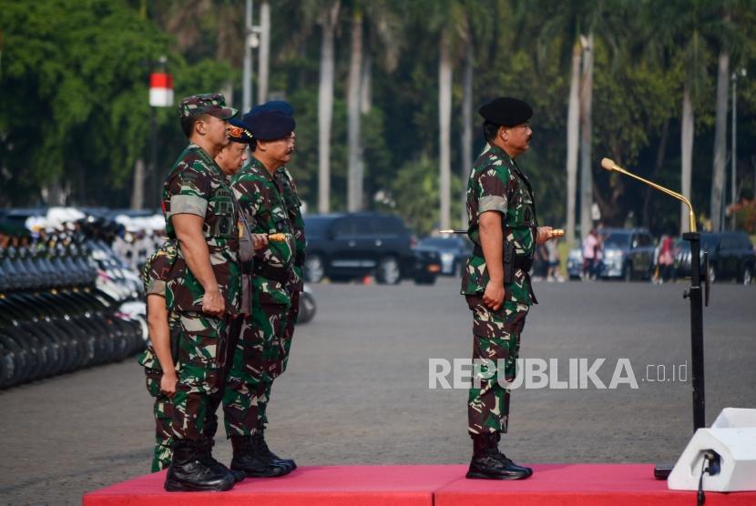 Apel Pengamanan Pelantikan Presiden Di Silang Monas | Republika Online