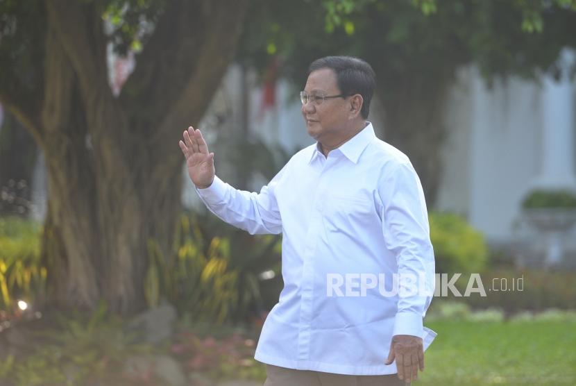Prabowo Subianto meningkat elektabilitasnya karena pengaruh dukungan Joko Widodo. Foto ilustrasi Prabowo.