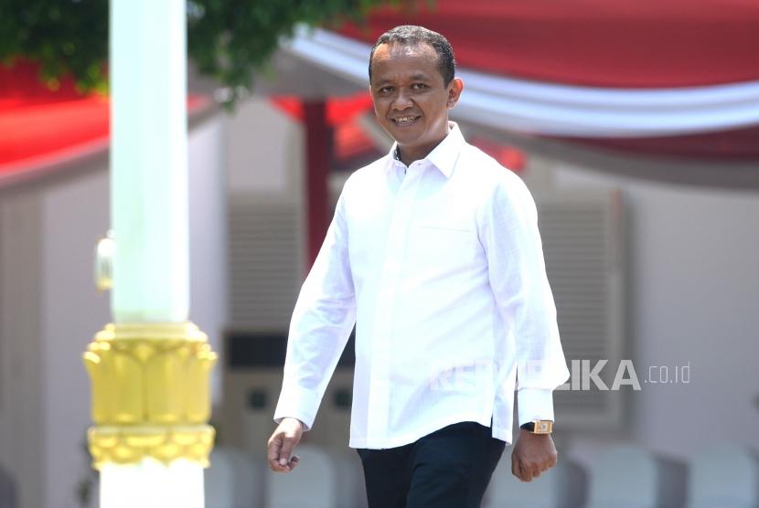 Diundang Ke Istana Kepresidenan. Mantan Ketua HIPMI Bahlil Lahadalia  tiba di Istana Kepresidenan untuk bertemu Presiden Joko Widodo, Jakarta, Selasa(22/10).