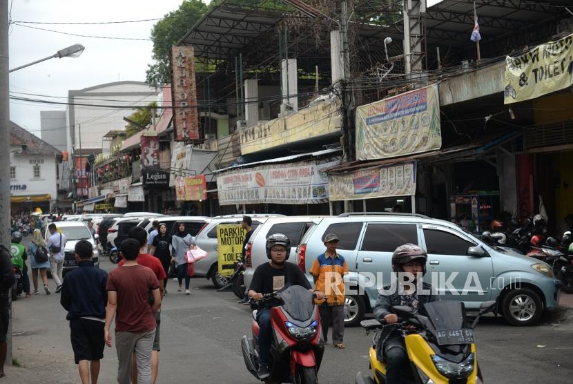 Area Parkir Malioboro. Nuthuk atau mengenakan tarif tinggi sering terjadi saat musim liburan di Yogyakarta. Ilustrasi.