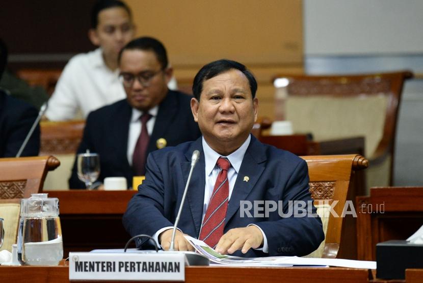 Menteri Pertahanan (Menhan) Letjen (Purn) Prabowo Subianto.